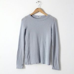 Gentryportofino blue cashmere pullover sweater
